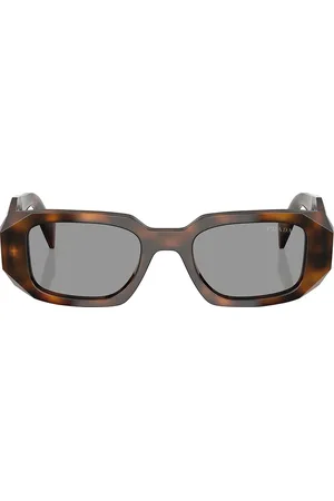 Prada Rectangular Sunglasses in Brown