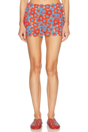 Staud Magdalena Skirt in Red