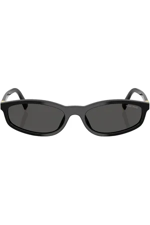 Miu Miu Oval Sunglasses in