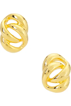 Jennifer Behr Lennox Earrings in Metallic