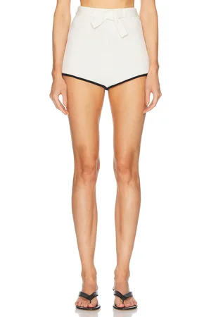 La Porte French Tipped Hot Short in White