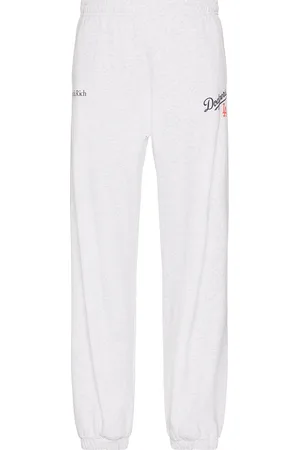 Sporty & Rich Dodgers Serif Sweatpant in Grey