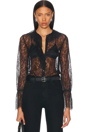NILI LOTAN Cecily Lace Shirt in