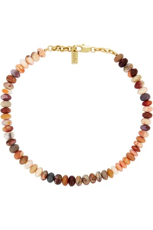 VALÉRE Mini Rondelle Necklace in Metallic Gold