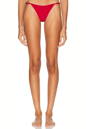 Tropic of C Luna Bikini Bottom in Red