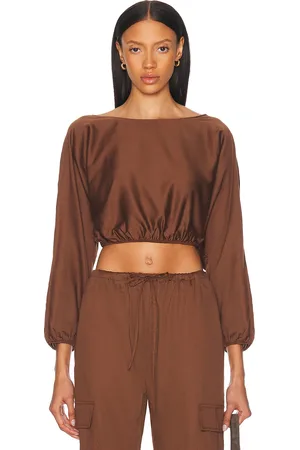 Leset Yoko Long Sleeve Blouson Top in
