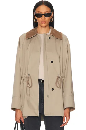 Skall Studio Gaby Parka Jacket in Taupe