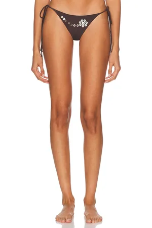 SIEDRES Rom Bikini Bottom in Chocolate
