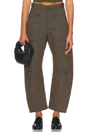 NILI LOTAN Shon Curved Leg in Brown