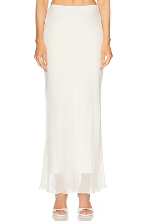 The Sei Diaphanous Skirt in Ivory