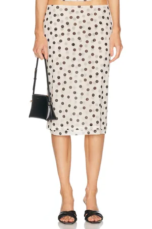 LPA Carla Skirt in White,Black