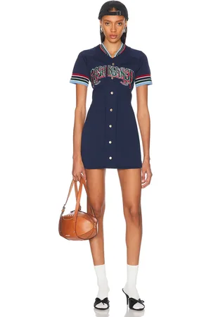 Casablanca Baseball Mini Dress in
