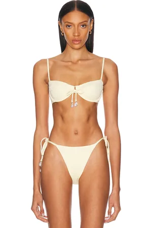 La Porte Fonda Underwire Bikini Top in Yellow