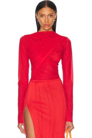 Jade Cropper Draped Top in