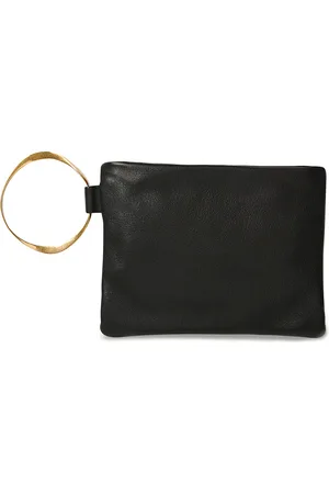 The Row Square Bracelet Clutch in Brown