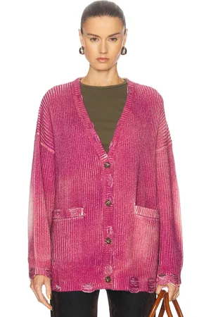 R13 Oversized Cardigan in Pink