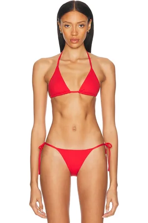 ÉTERNE Isla Bikini Top in Red