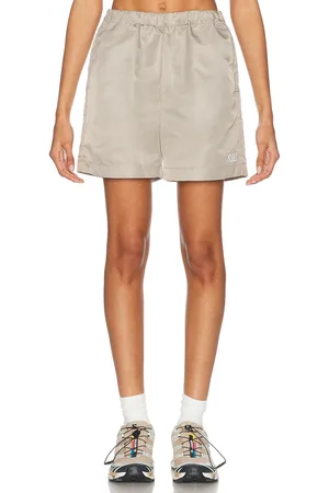 Sporty & Rich Runner Nylon Short in Taupe