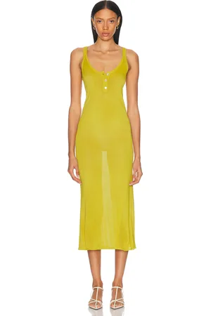 BRANDON MAXWELL The Catherine Dress in Green