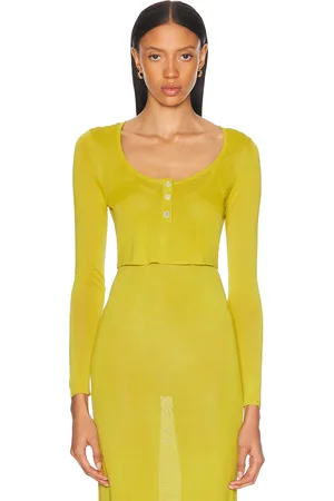 BRANDON MAXWELL The Wylder Top in Green