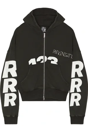 RRR-123 Uso-123 Cva Zip Hoodie in Black