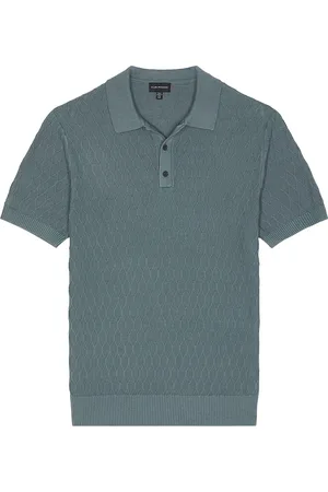 CLUB MONACO Diamond Polo in Slate