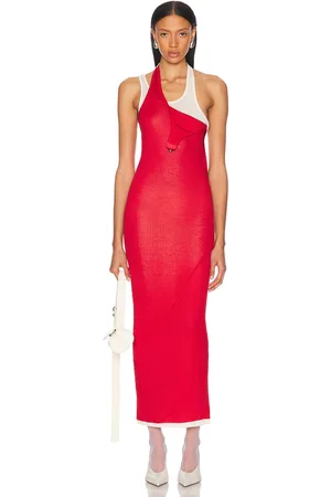 Jean Paul Gaultier Sleeveless Dress in Red