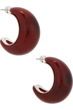 RONNY KOBO Sardonyx Hoop in Brown
