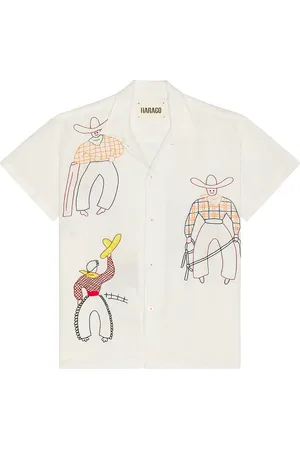 HARAGO Embroidered Cowboy Shirt in