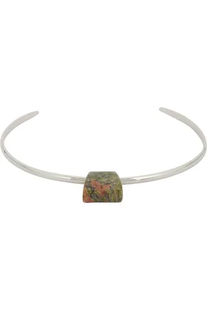 RONNY KOBO Bengali Necklace Cuff in Metallic Silver