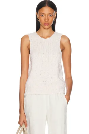 Rohe Knitted Halter Top in White