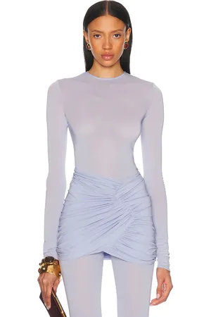 ALEXANDRE VAUTHIER Long Sleeve Bodysuit in Lavender