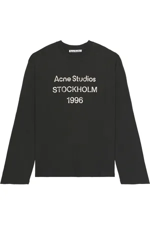 Acne Studios Edden Long Sleeve T-Shirt in Black