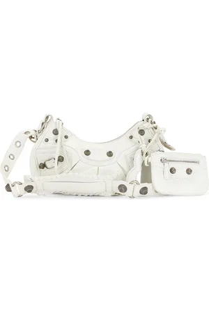Balenciaga XS Le Cagole Shoulder Bag in White