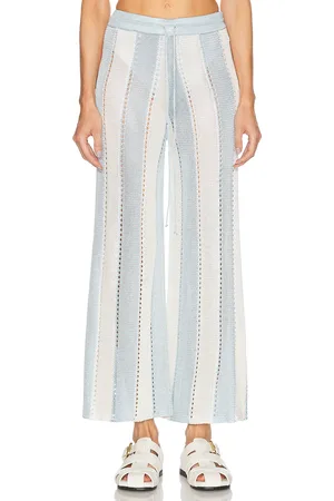 Calle Del Mar Cabana Stripe Pant in Baby Blue