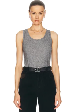 Loulou de Saison Alicudi Tank Top in Grey