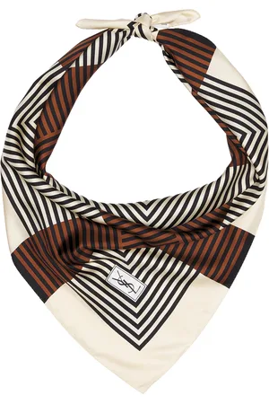 Saint Laurent Optical Square Scarf in Ivory