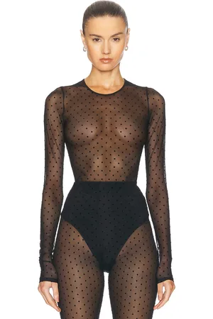 WARDROBE.NYC Polka Dot Bodysuit in