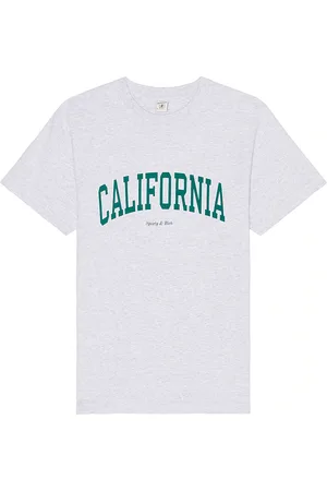 Sporty & Rich California T-Shirt in Light Grey