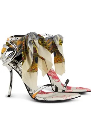 Diesel Bandana Sandal in Ivory,Yellow