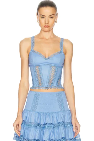 CHARO RUIZ IBIZA Poppy Top in Blue