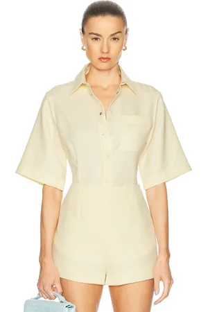 Ami Short Sleeve Shirt in Lemon