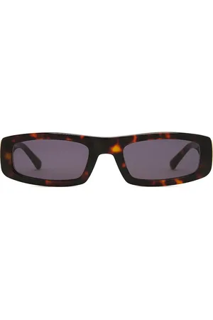 Ami Rectangle Sunglasses in Brown
