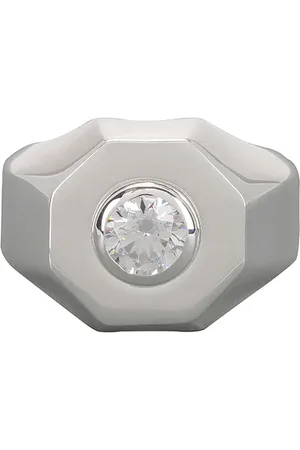 Hatton Labs Octagon Signet Ring in Metallic