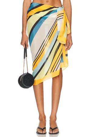 Solid The Pareo in Yellow,Blue