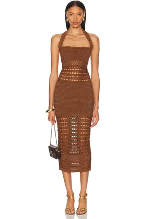 Retrofete Jaycee Dress in Brown