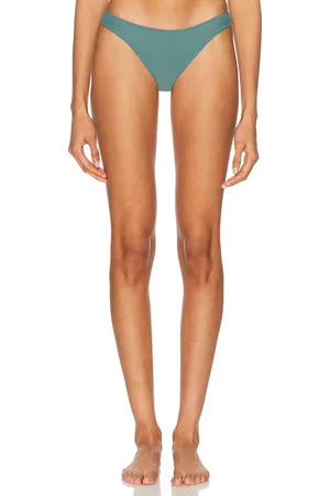 Tropic of C Curve Bikini Bottom in Teal