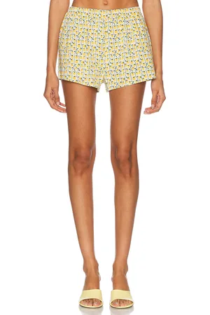 Staud Paddle Short in Yellow