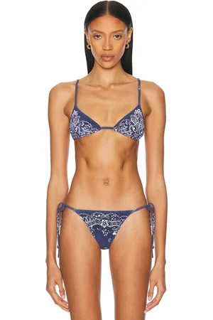 Tropic of C Equator Bikini Top in Navy
