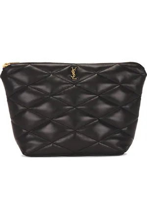 Saint Laurent Large Cosmetic Pouch in Black